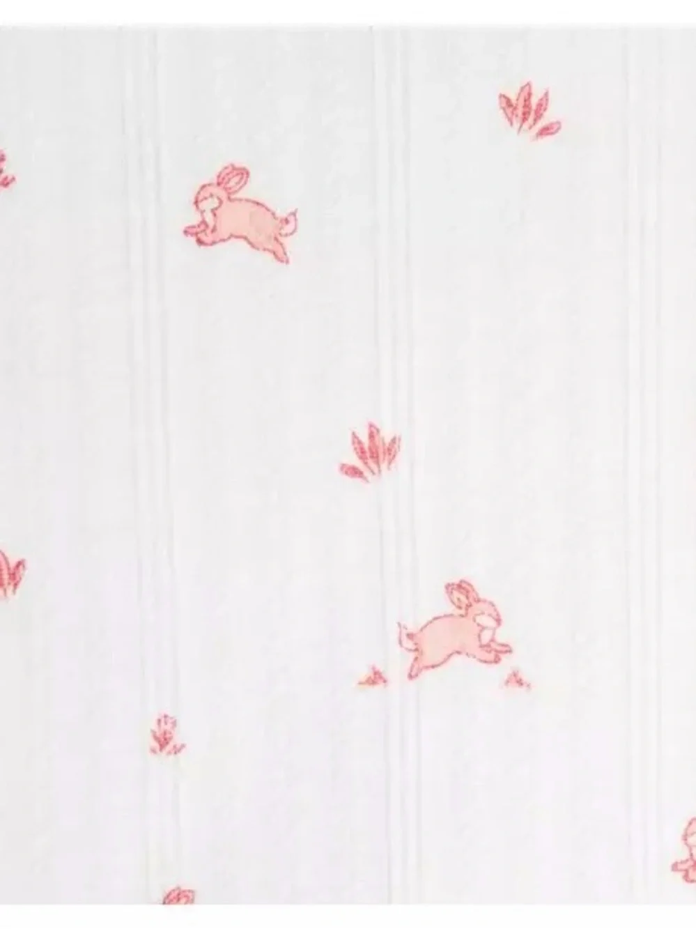 Baby Bunny Pointelle Wrap Matching Set